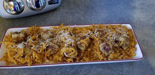 Chicken Meatballs and Swoodles