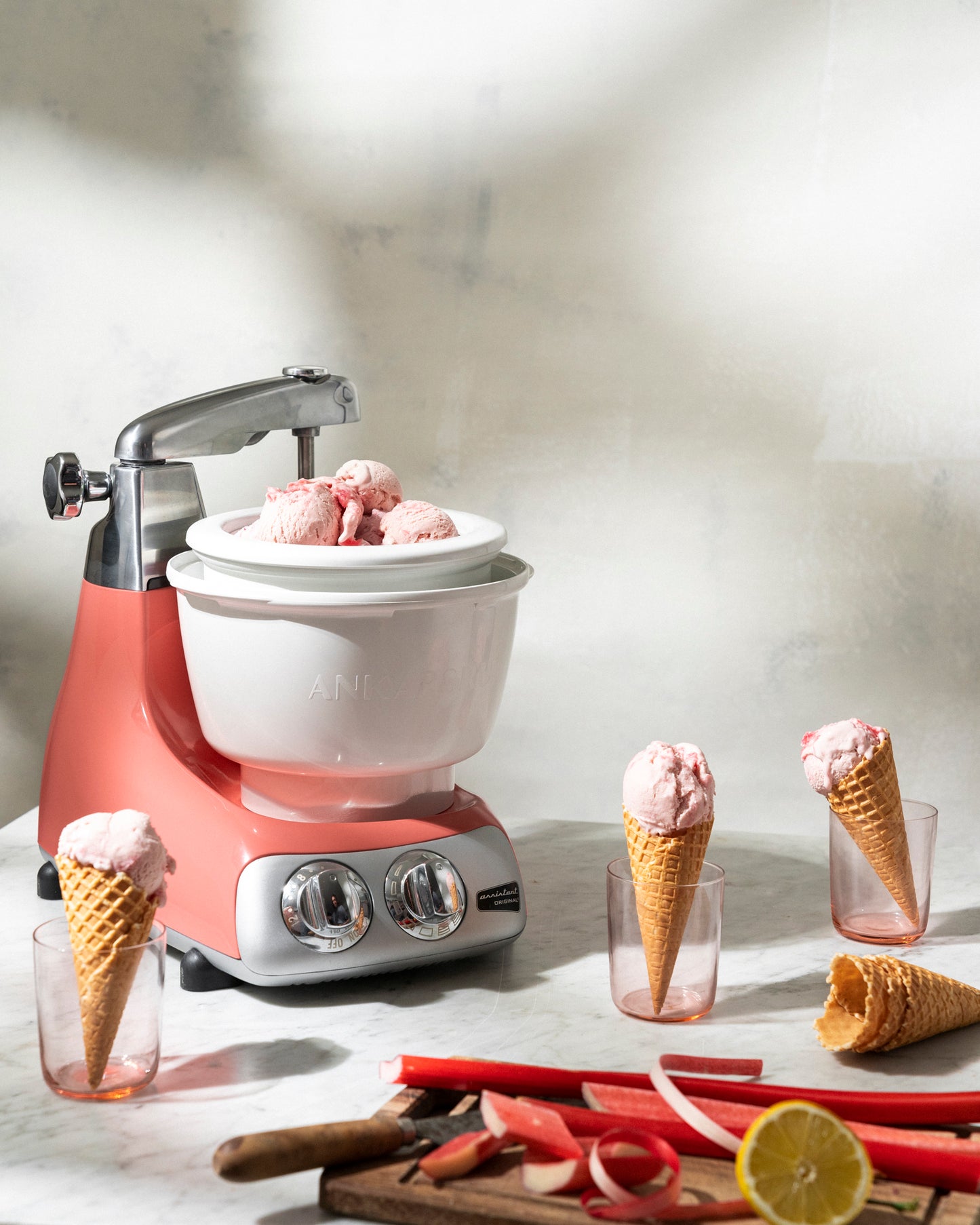 Coral Crush Ankarsrum Mixer