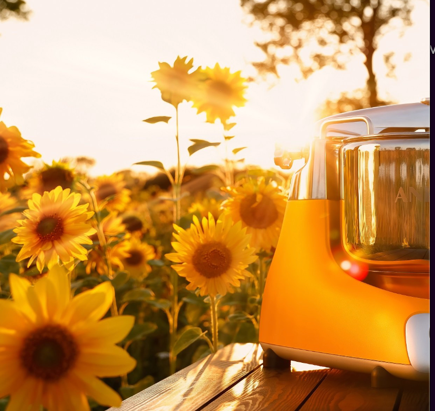 Sunbeam Yellow Ankarsrum Mixer