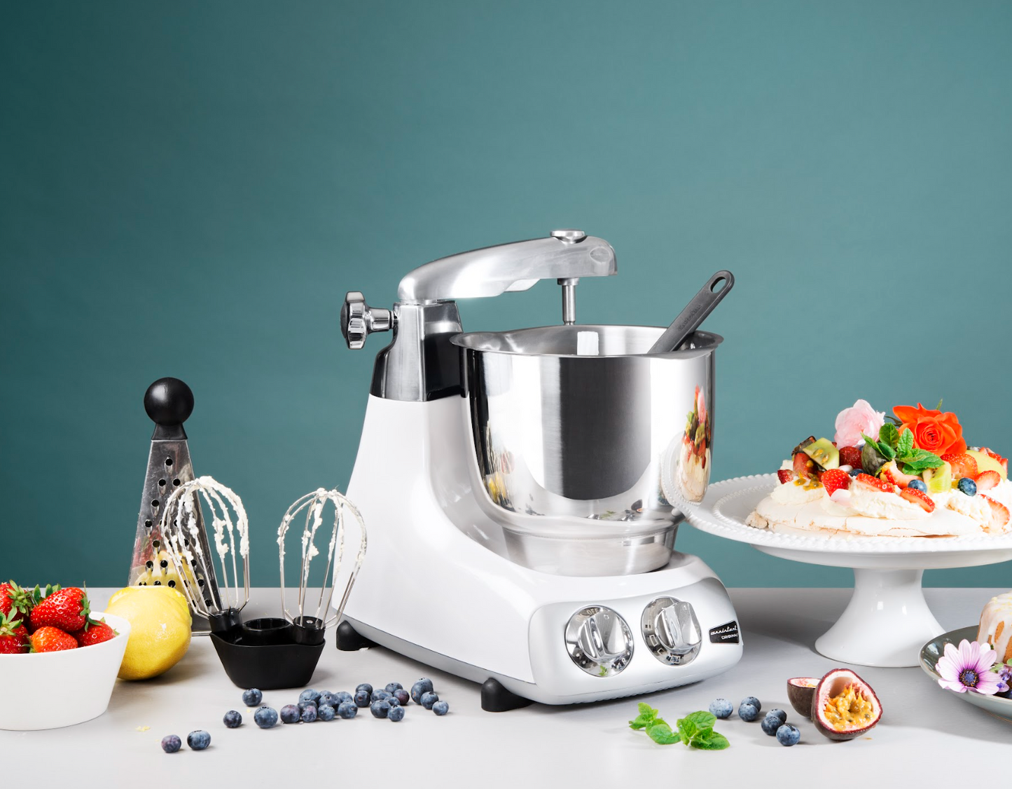 Glossy White Ankarsrum Stand Mixer