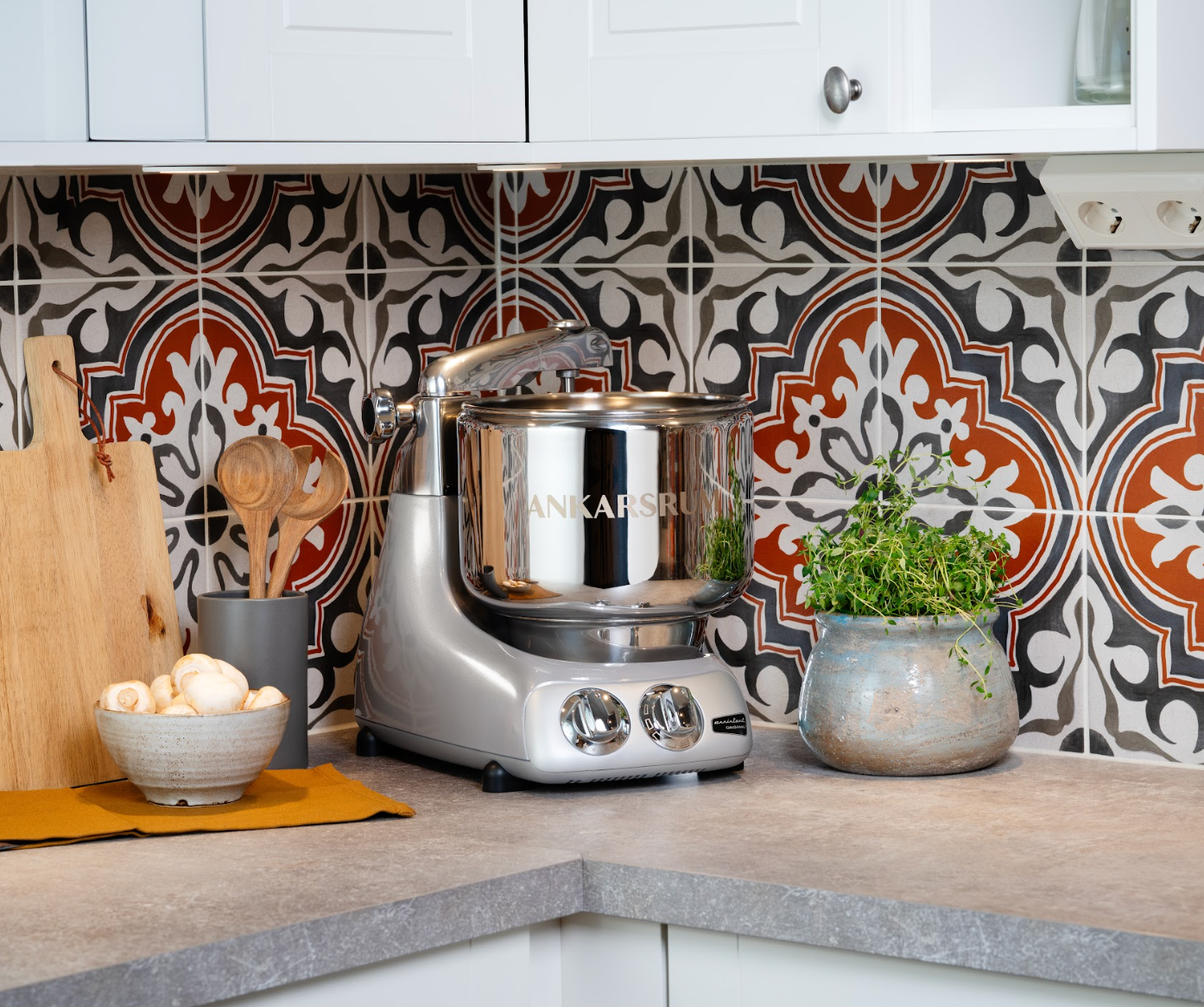 Jubilee Silver Ankarsrum Mixer