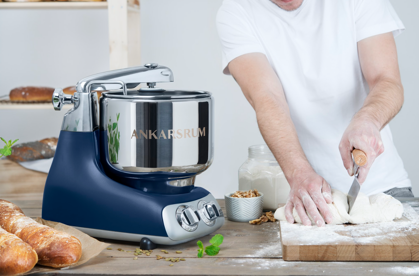 Ocean Blue Ankarsrum Mixer