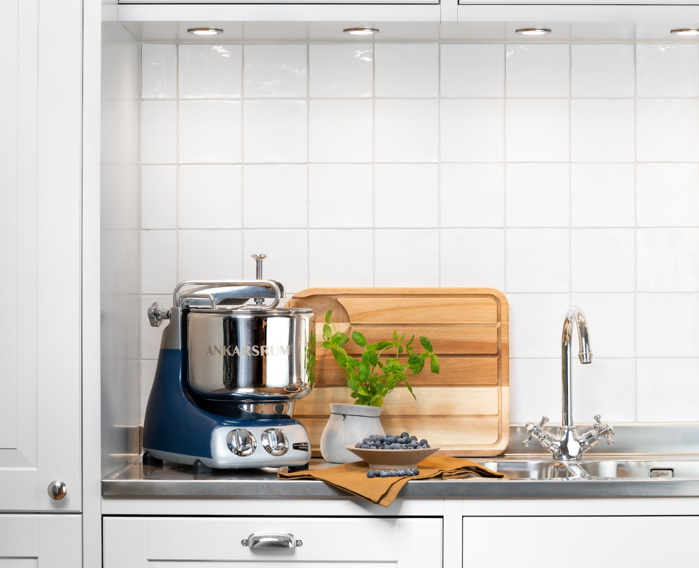 PREORDER EARLY JANUARY Ocean Blue Ankarsrum Mixer