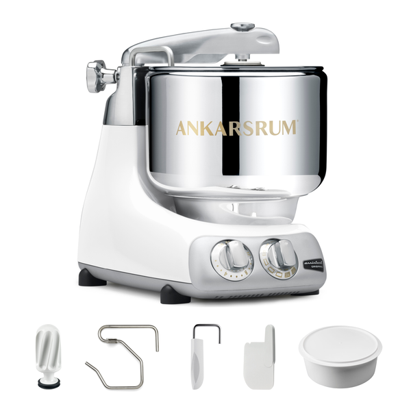 Glossy White Ankarsrum Mixer | Essential Package