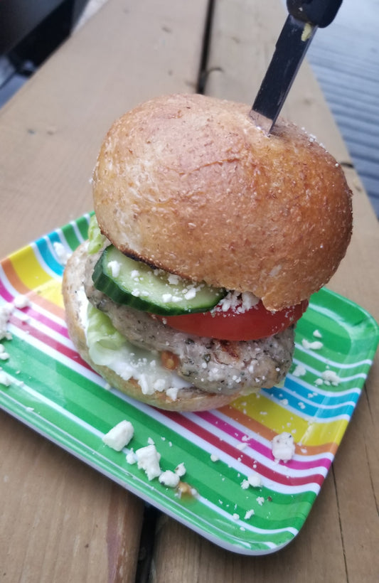 Greek Lamb Burgers