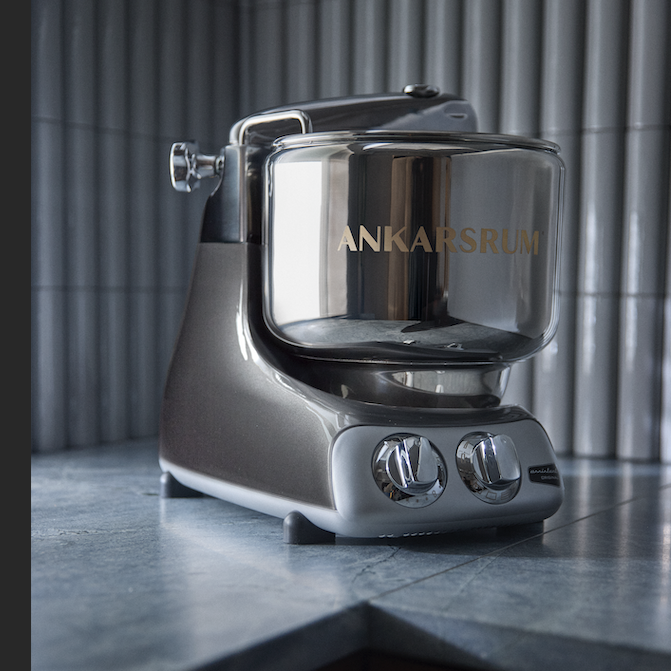 Black Chrome Ankarsrum Mixer | Essential Package