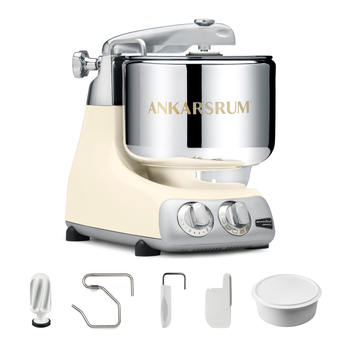 Light Creme Ankarsrum Mixer | Essential Package