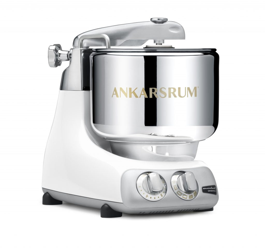 Glossy White Ankarsrum Stand Mixer - PREORDER FOR MID MAY