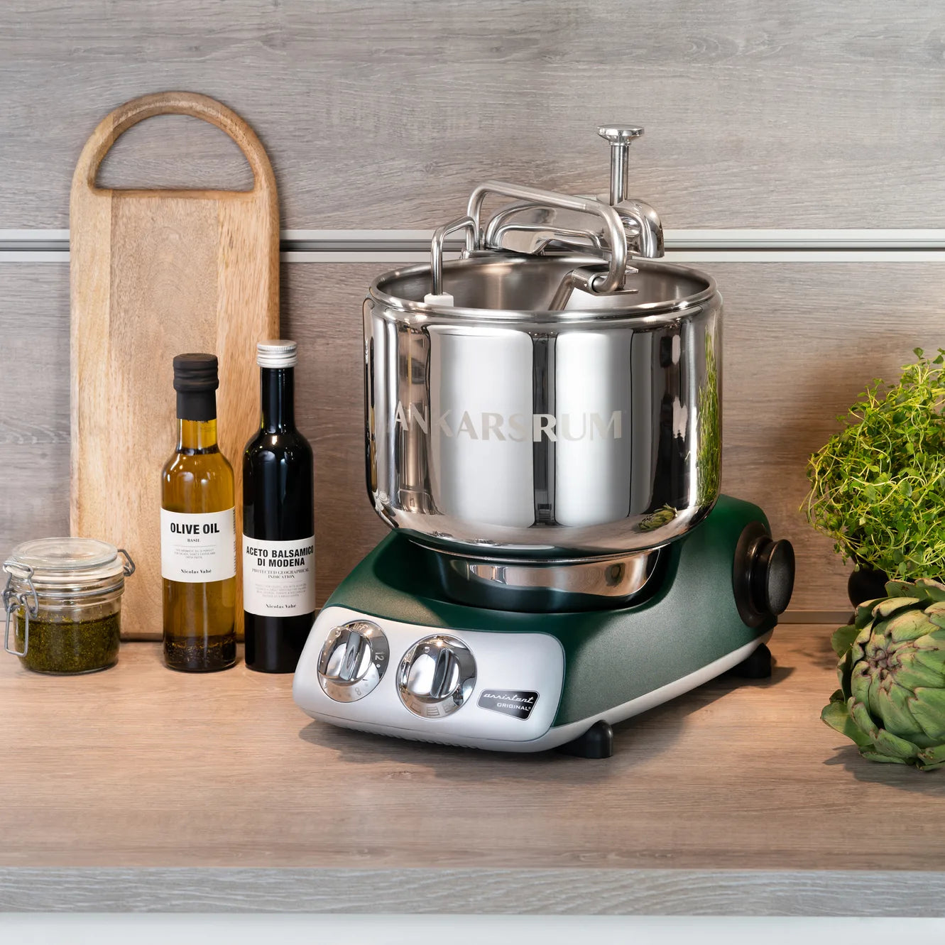 Forest Green Ankarsrum Mixer
